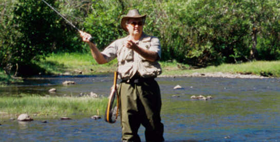 Fishing in the white mountains of Arizona